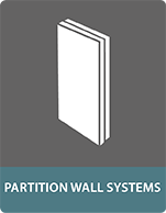 Composite panels for partion wall systems