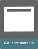 Composite panels - Gate construction
