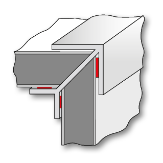 Bonding-Corner angle